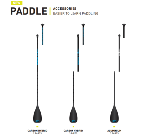 Wiosło Regulowane EXOCET Paddle Hybrid Carbon/fiber 3 częściowe