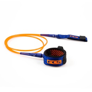 LEASH FCS ALLROUND 6' BLOOD ORANGE/NAVY