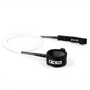 LEASH FCS ALLROUND 7' WHITE/BLACK