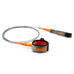 LEASH FCS ALLROUND 9' CHARCOAL/ORANGE