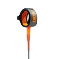 LEASH FCS ALLROUND 9' CHARCOAL/ORANGE
